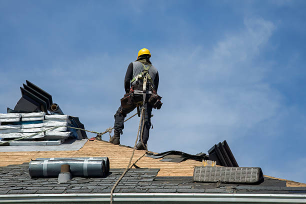 Professional Roofing technician working in Pineville, PA